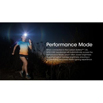 Gambar produk NITECORE Carbon Battery 12K Kit Baterai Headlamp NU45 NU54 12000mAh - CB12K