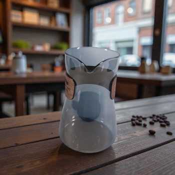 Gambar produk One Two Cups Teko Kopi Coffee Server Drip Pour Pitcher Jug 500ml - L1