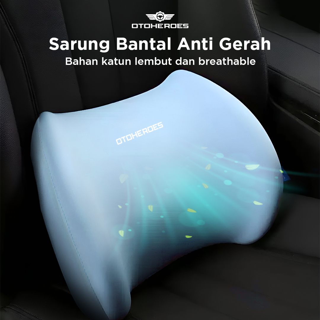 OTOHEROES Bantal Punggung Jok Mobil Memory Foam Lumbar Support - AW-40 Gambar produk OTOHEROES Bantal Punggung Jok Mobil Memory Foam Lumbar Support - AW-40
