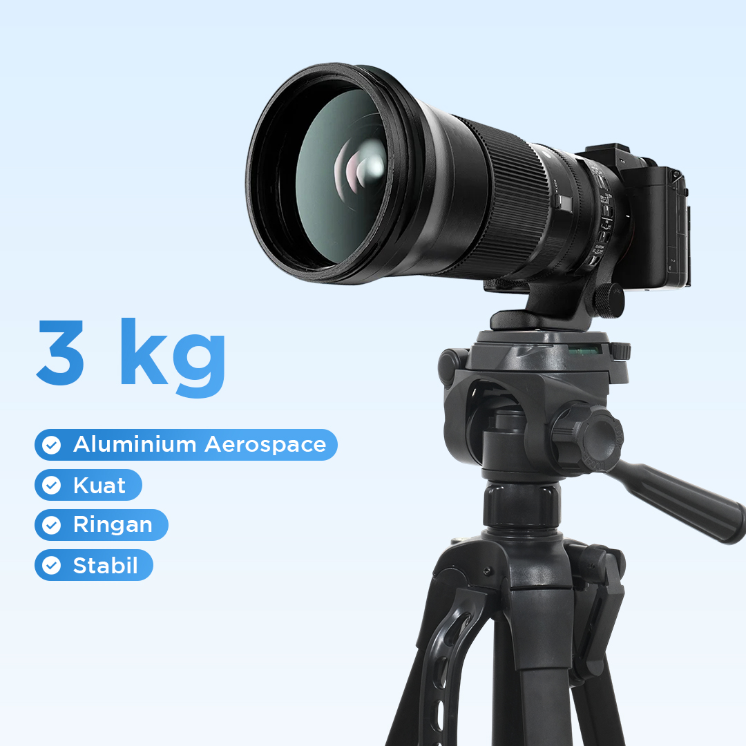 Weifeng Tripod Kamera Pan Head 360 Panoramic 1.57M - WT-3540 Gambar produk Weifeng Tripod Kamera Pan Head 360 Panoramic 1.57M - WT-3540