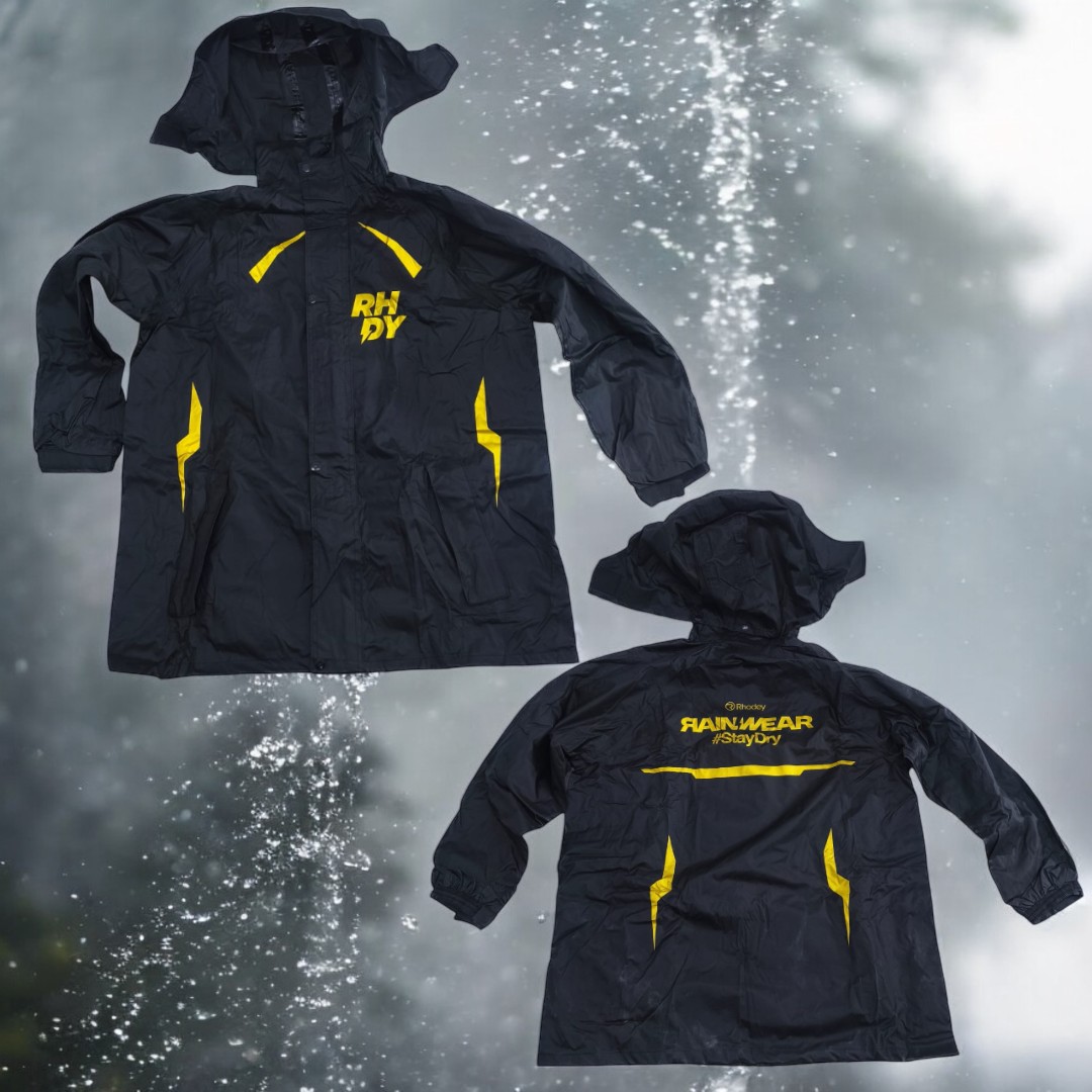 Rhodey Jas Hujan Setelan Motor Visor Polyester Waterproof Raincoat XL - ZY-8119 Gambar produk Rhodey Jas Hujan Setelan Motor Visor Polyester Waterproof Raincoat XL - ZY-8119