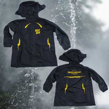 Gambar produk Rhodey Jas Hujan Setelan Motor Visor Polyester Waterproof Raincoat XL - ZY-8119