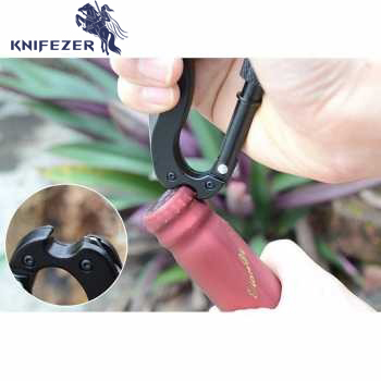 Gambar produk KNIFEZER Carabiner Pisau Lipat 5in1 Portable Knife Survival Tool EDC - RB-999B