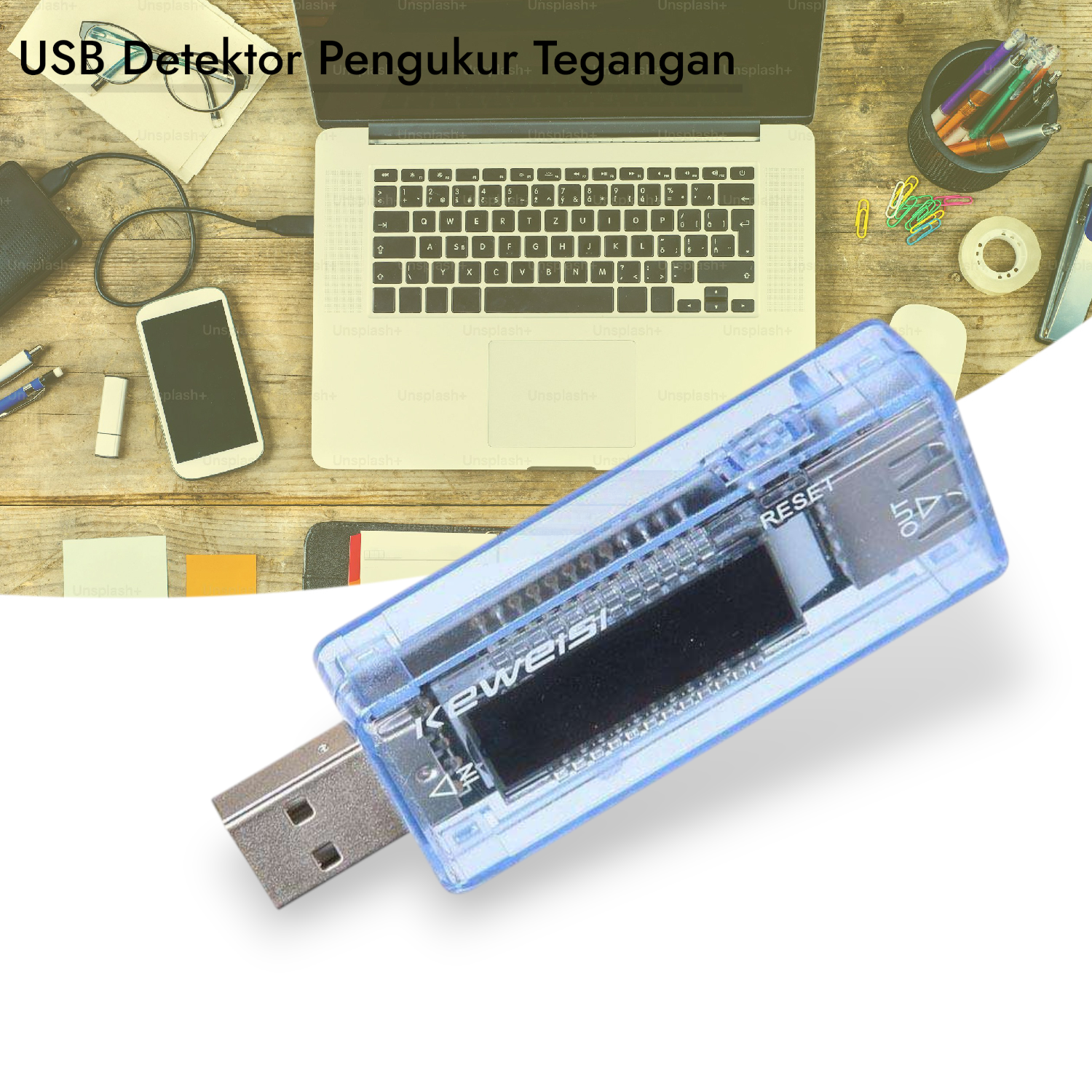 KEWEISI USB Detektor Pengukur Tegangan Voltase dan Baterai Tester - KWS-V20 Gambar produk KEWEISI USB Detektor Pengukur Tegangan Voltase dan Baterai Tester - KWS-V20