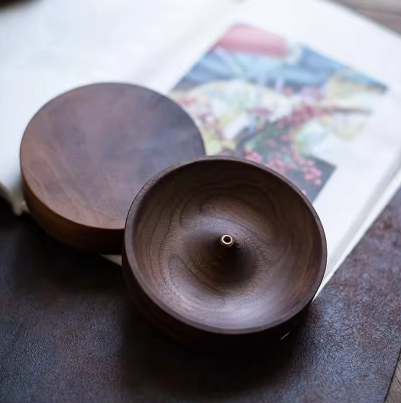 YUANJU Tempat Dupa Kayu Ulin Sandalwood Incense Stick Holder 1 PCS - YJ-L2 Gambar produk YUANJU Tempat Dupa Kayu Ulin Sandalwood Incense Stick Holder 1 PCS - YJ-L2