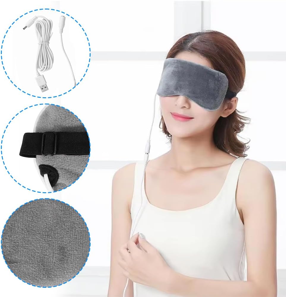 THERMOLUXE Penutup Mata Hangat Heated Sleep Eye Mask Rechargeable - TL-50 Gambar produk THERMOLUXE Penutup Mata Hangat Heated Sleep Eye Mask Rechargeable - TL-50