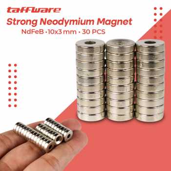 Gambar produk Taffware Strong Neodymium Magnet NdFeB N25 10x3mm 30 PCS - D21