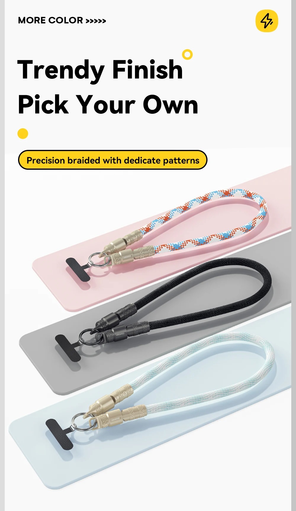 ESSAGER Kabel Data 2in1 Lanyard USB Type-C Fast Charging PD 60W 1.2M - EXCTT2-JC01-P Gambar produk ESSAGER Kabel Data 2in1 Lanyard USB Type-C Fast Charging PD 60W 1.2M - EXCTT2-JC01-P