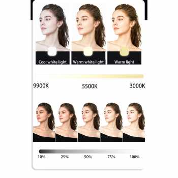 Gambar produk Nagnahz Lampu Fill Light LED 3in1 Color 3000-9900K Hot Shoe 2000mAh - M11