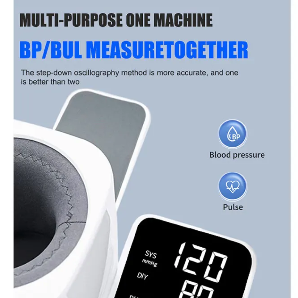 TOPU Tensimeter Digital Pengukur Tekanan Darah Monitor English Voice - XY11-H Gambar produk TOPU Tensimeter Digital Pengukur Tekanan Darah Monitor English Voice - XY11-H