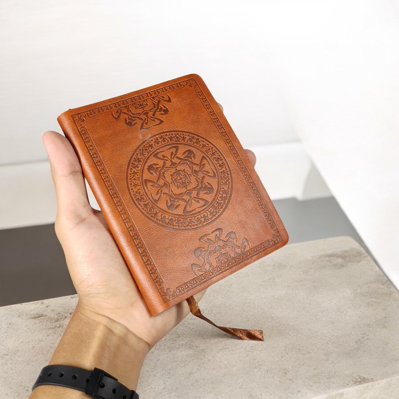 Gambar produk Buku Catatan Jurnal Notebook Leather Cover Vintage Pattern - CW-64