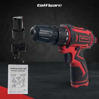 Gambar produk Taffware Bor Listrik Cordless Lithium Battery Electric Screwdriver 12V - KR564