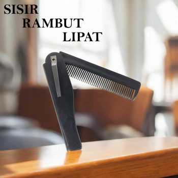 Gambar produk DK Sisir Rambut Lipat Foldable Pocket Hair Comb - HC002