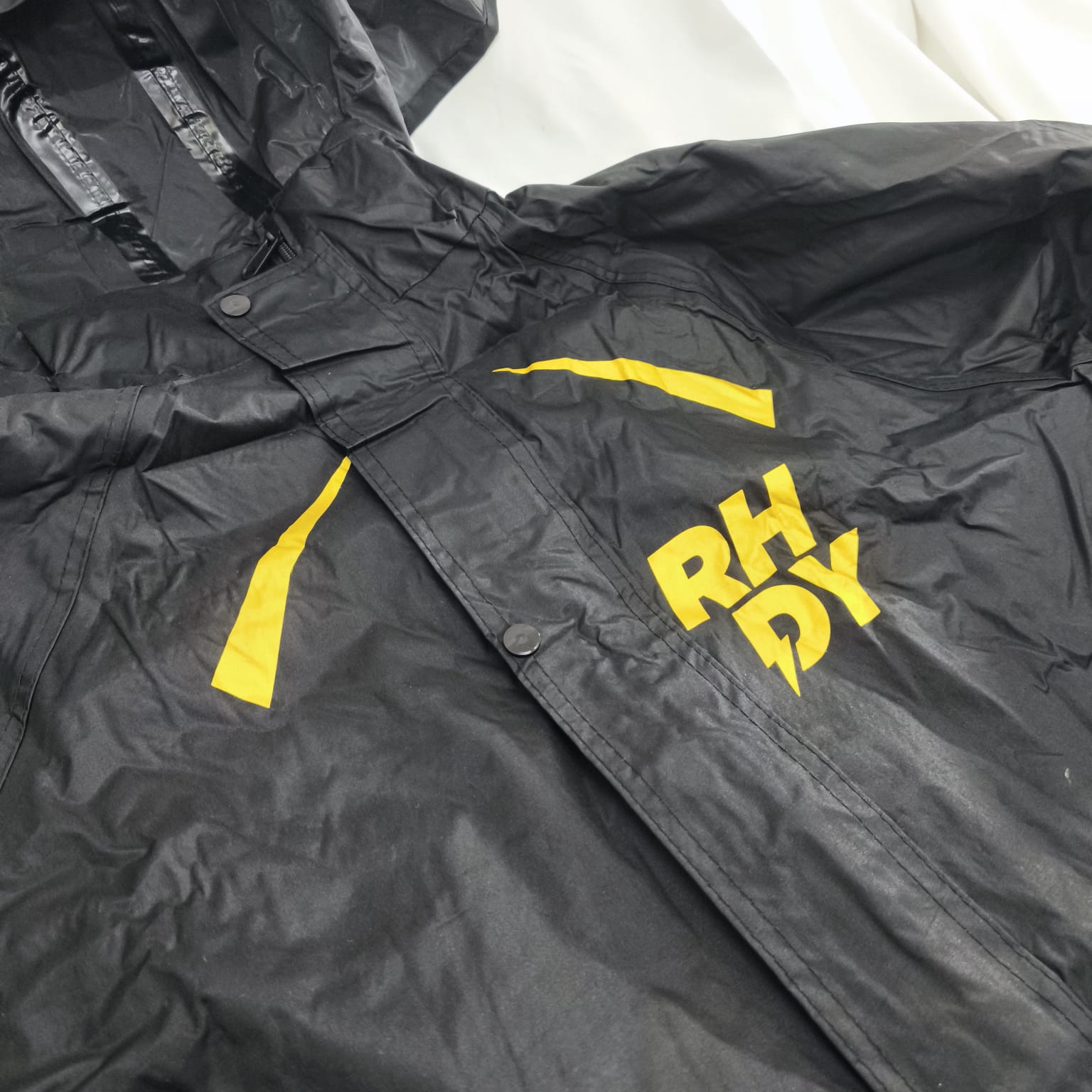 Rhodey Jas Hujan Setelan Motor Visor Polyester Waterproof Raincoat XXL - ZY-8119 Gambar produk Rhodey Jas Hujan Setelan Motor Visor Polyester Waterproof Raincoat XXL - ZY-8119