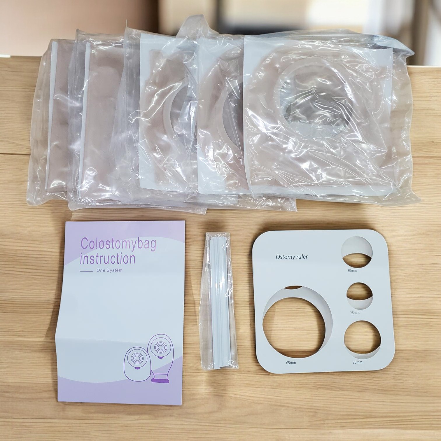 Kuzhen Kantong Kolostomi Terbuka Two Piece Colostomy Bag 5 PCS - KZ712 Gambar produk Kuzhen Kantong Kolostomi Terbuka Two Piece Colostomy Bag 5 PCS - KZ712