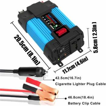 Gambar produk Taffware Power Inverter Mobil Modified Sine Wave 12V to AC 220V 6000W - NBR6000W