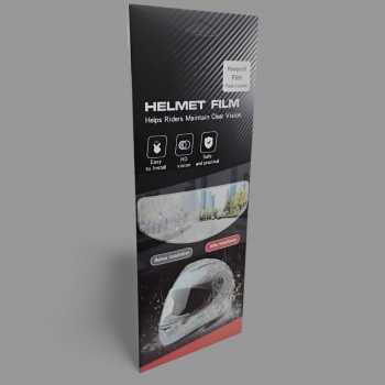 Gambar produk YUANSI Stiker Helm Anti Embun Anti Fog Helmet Nano Coating 24.5x6.5cm - YS-80