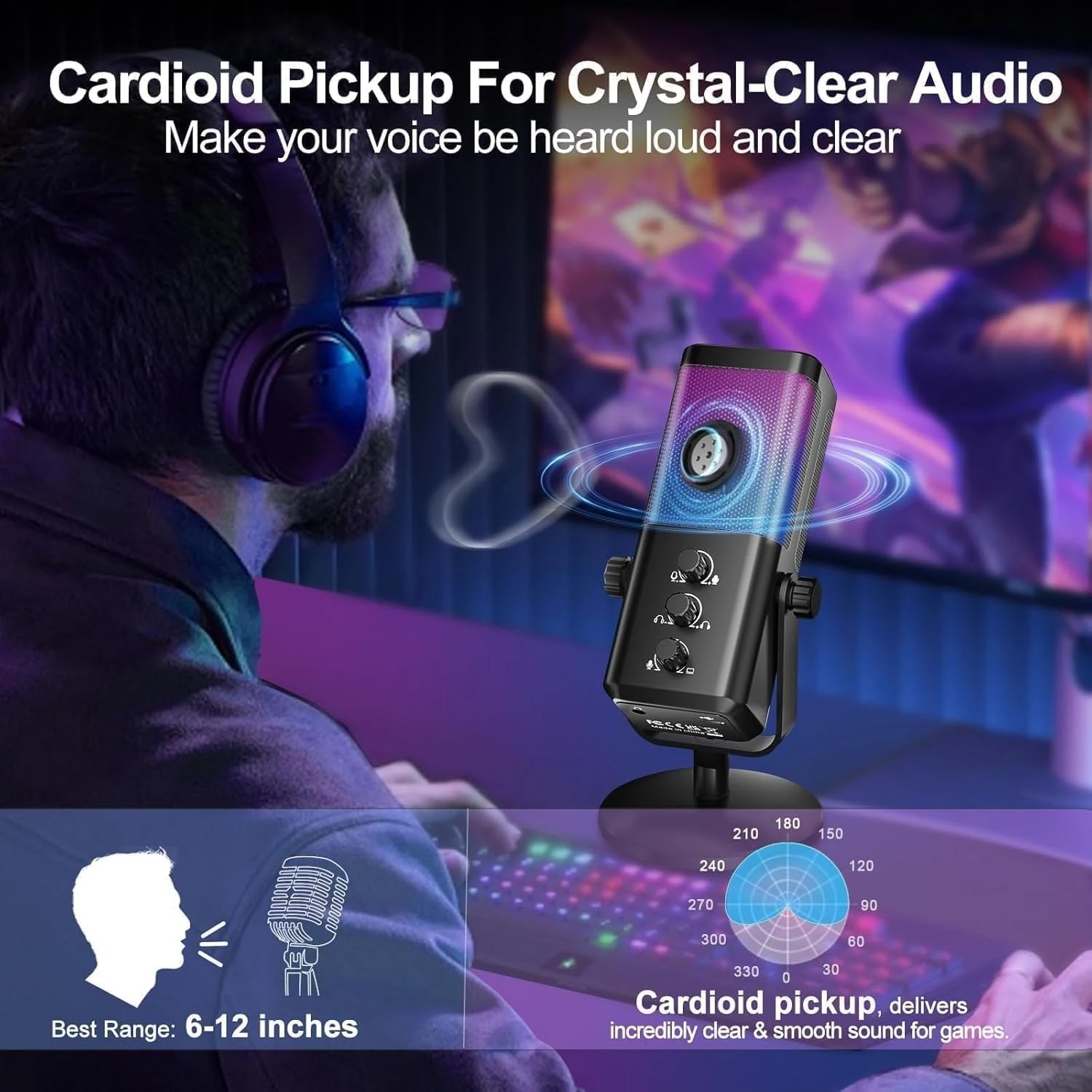 BINGJU Mikrofon Kondenser Condenser Microphone Studio with Stand - M7 Gambar produk BINGJU Mikrofon Kondenser Condenser Microphone Studio with Stand - M7