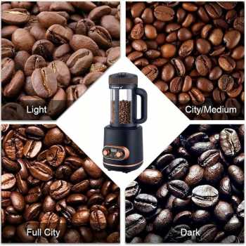 LAZRU Mesin Roasting Biji Kopi Sangrai Coffee Bean Roaster 300g 2200W - CBR-10