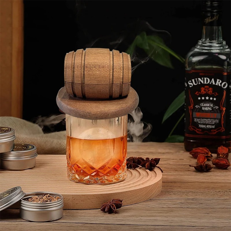 ARUBAKI Set Alat Pengasap Cocktail Smoker Kit with 6 Wood Chips - ARB-60 Gambar produk ARUBAKI Set Alat Pengasap Cocktail Smoker Kit with 6 Wood Chips - ARB-60