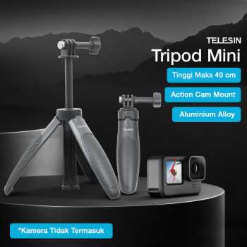 TELESIN Tripod Mini Kamera Aksi Tongsis Monopod GoPro 40cm - S1-MNP-01