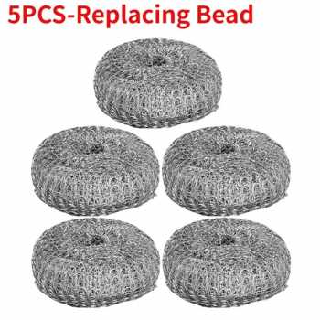 ERGO Sabut Kawat Cuci Piring Pengganti Scrubber Stainless Steel 5 PCS - ER17