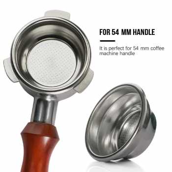 Gambar produk Dalinwell Filter Basket Portafilter Single Wall Non-Pressurized 54mm 1 Cup - DWL-54N