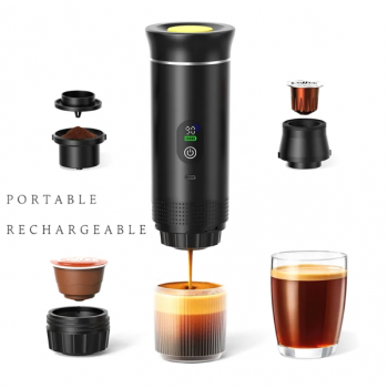 Gambar produk ABY Mesin Kopi Kapsul Espresso Elektrik 3in1 Electric Wireless Heating - T35067