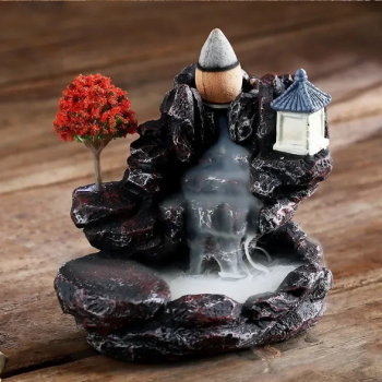WINWAN Tempat Dupa Hio Incense Burner Mountains River Waterfall - MT10