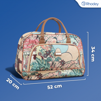 Gambar produk Rhodey RAIMIQI SEMOR Tas Jinjing Duffle Bag PU Leather Unisex 20 Inch Large Bear - CB001