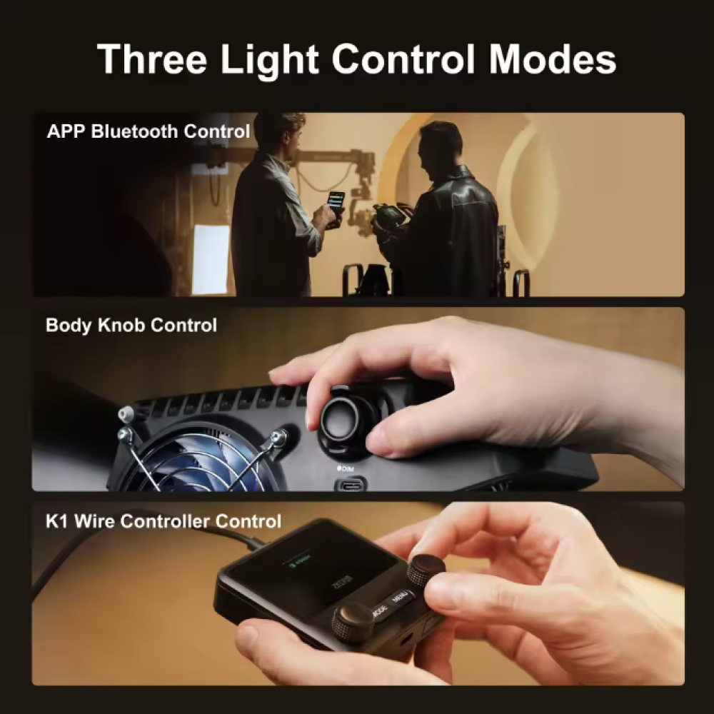 Zhiyun Lampu Studio Fotografi COB LED 2in1 Color Bowens Mount 300W - B300 UK Gambar produk Zhiyun Lampu Studio Fotografi COB LED 2in1 Color Bowens Mount 300W - B300 UK