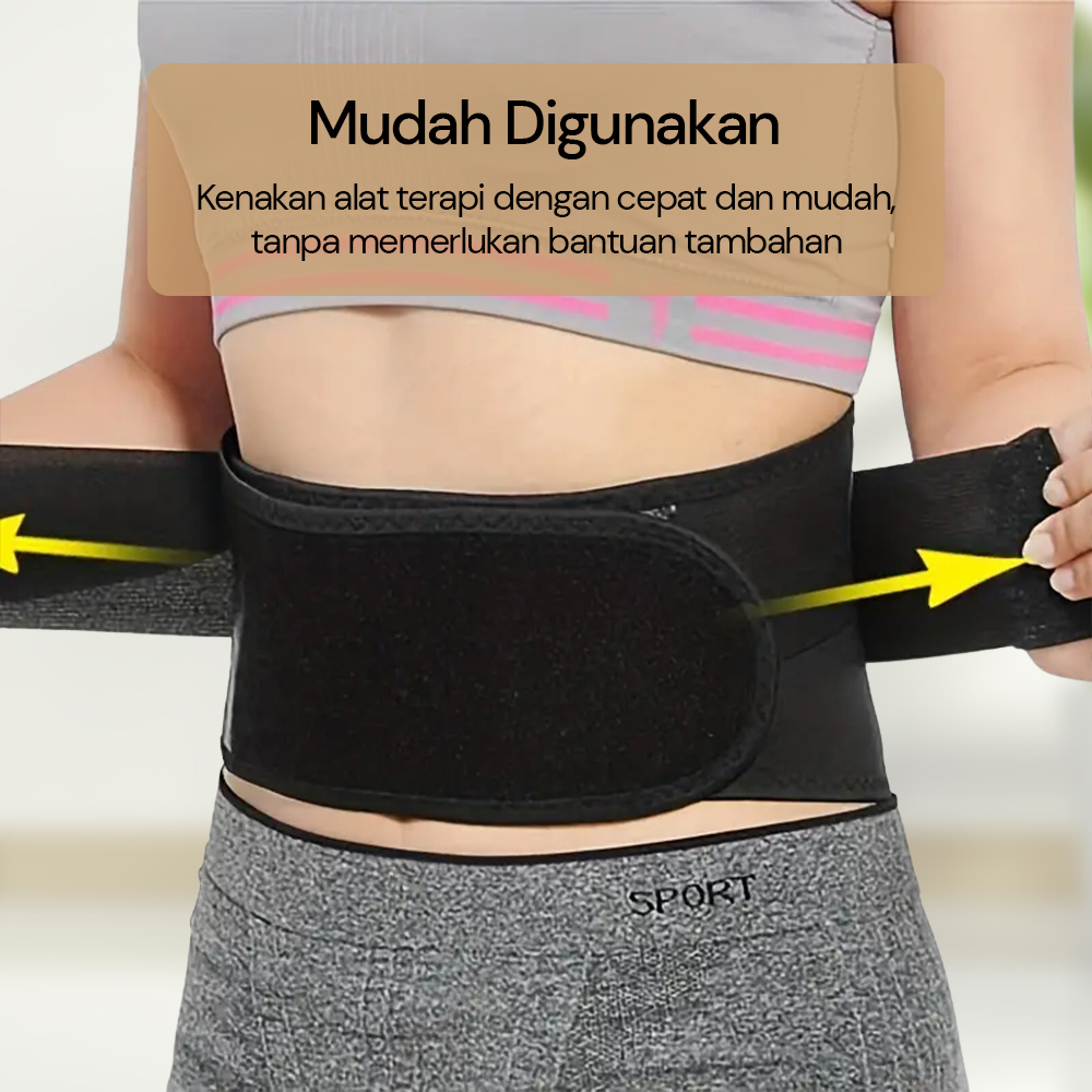 TaffOmicron Alat Terapi Pinggang Magnetic Tourmaline Nylon XL Gambar produk TaffOmicron Alat Terapi Pinggang Magnetic Tourmaline Nylon XL