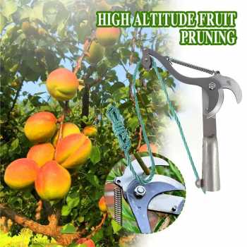 KNIFEZER Gunting Dahan Tinggi Ranting Pruning Scissors with Rope 1.5M - Z8