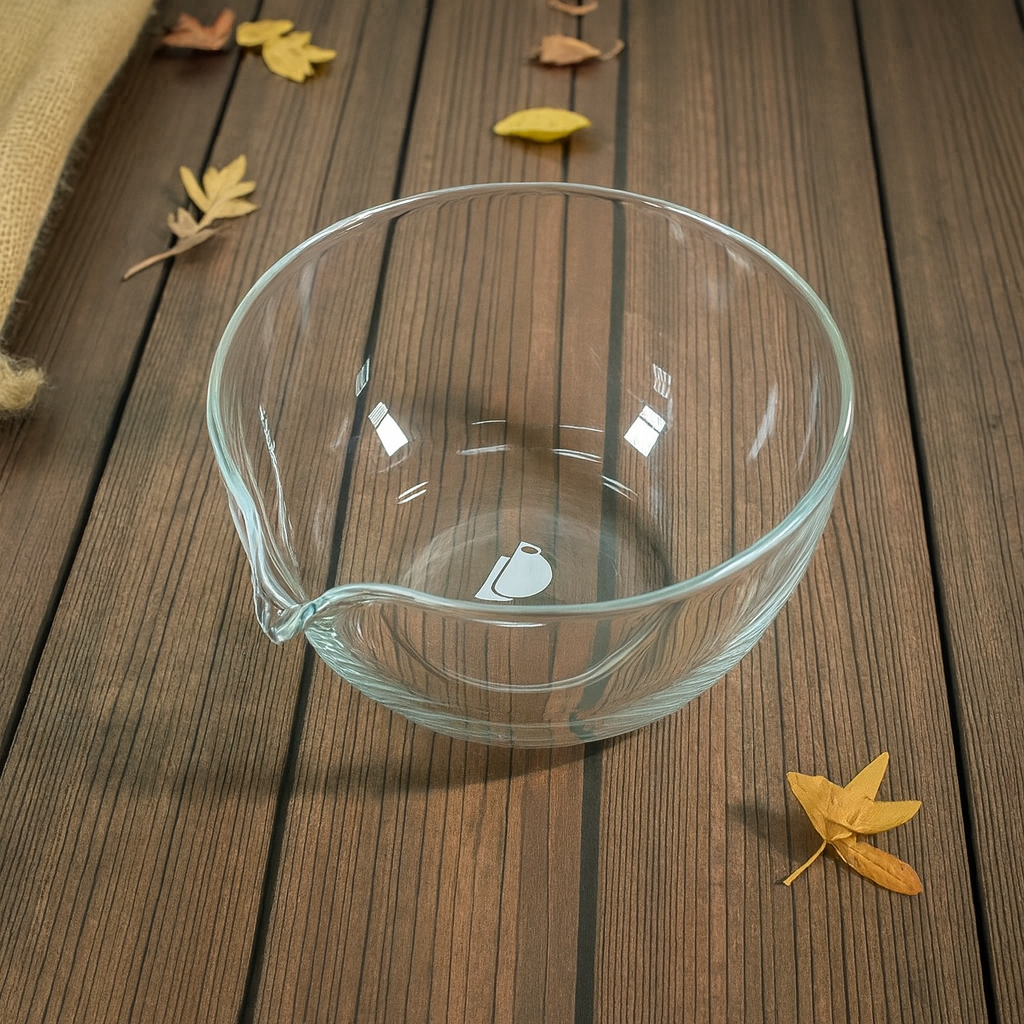 One Two Cups Mangkuk Teh Chawan Kaca Transparent Japanese Matcha Bowl 300ml - CO7 Gambar produk One Two Cups Mangkuk Teh Chawan Kaca Transparent Japanese Matcha Bowl 300ml - CO7