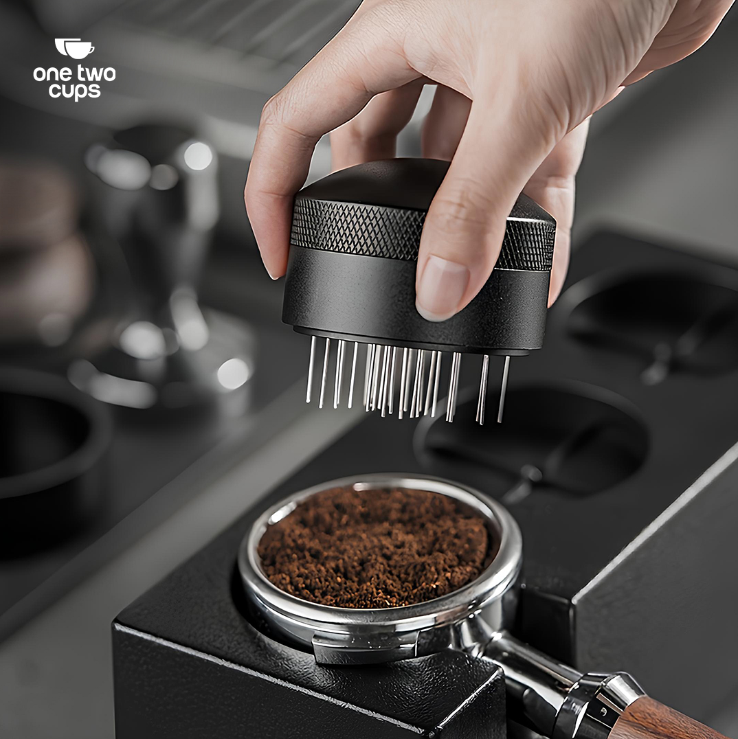 One Two Cups Jarum Kopi Espresso 21 Needle Distribution Tool 51mm - ZH-6 Gambar produk One Two Cups Jarum Kopi Espresso 21 Needle Distribution Tool 51mm - ZH-6