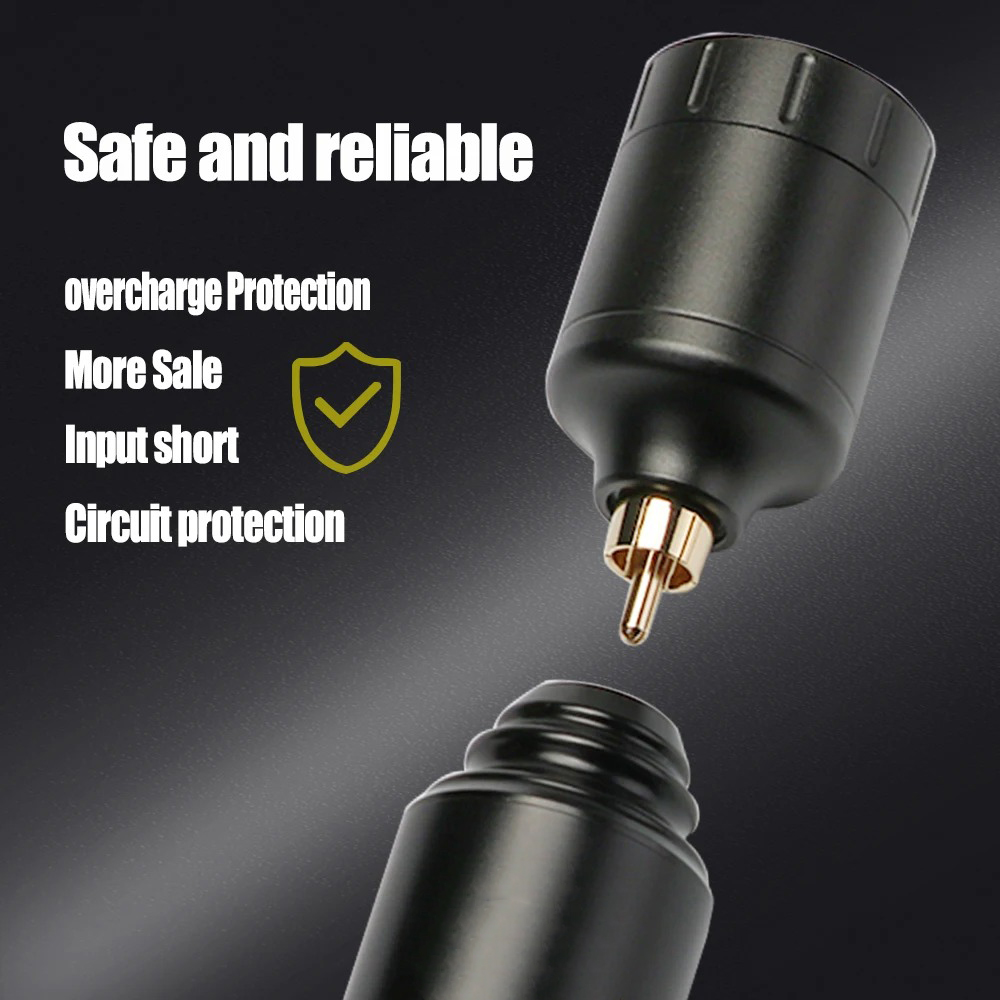 Cobbe Wireless Tattoo Machine Kit Travel 4mm 1300mAh with Cartridge - YL359 Gambar produk Cobbe Wireless Tattoo Machine Kit Travel 4mm 1300mAh with Cartridge - YL359