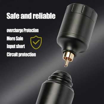 Gambar produk Cobbe Wireless Tattoo Machine Kit Travel 4mm 1300mAh with Cartridge - YL359