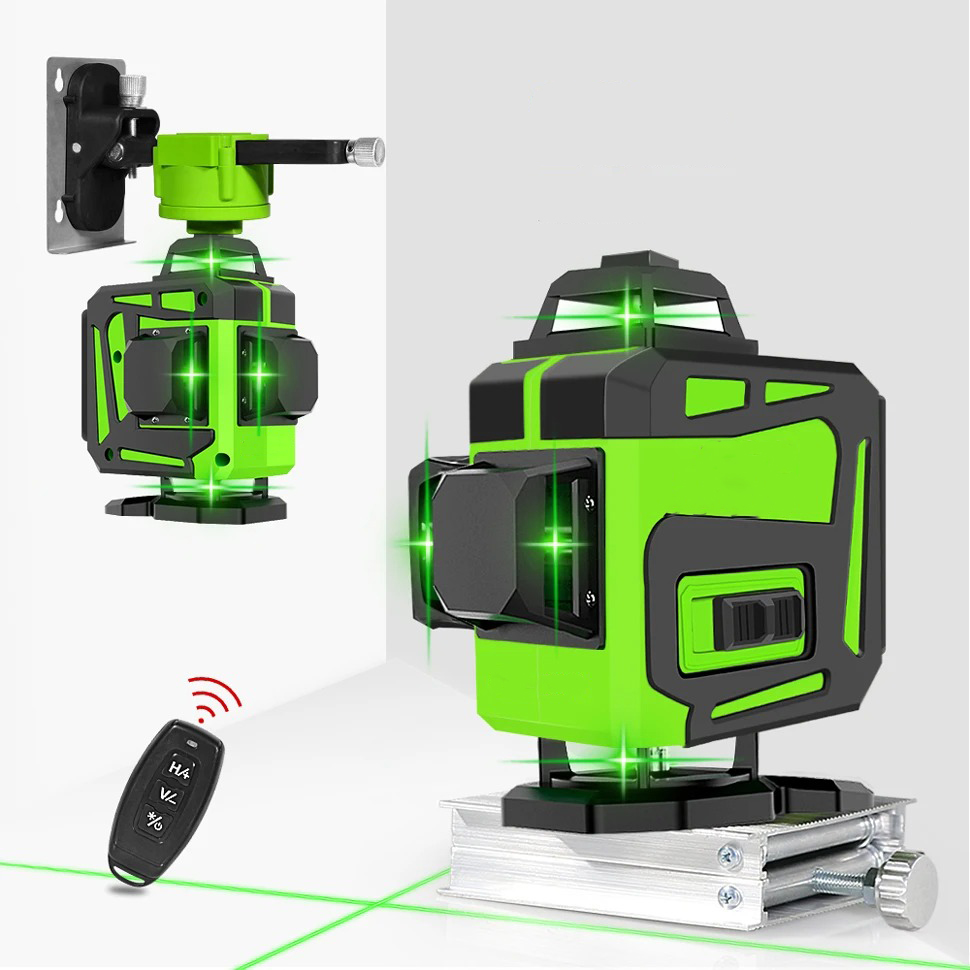 Clubiona Laser Level Self Leveling 4D 360 Degree 16 Line 520nm 2400mAh - CB-416 Gambar produk Clubiona Laser Level Self Leveling 4D 360 Degree 16 Line 520nm 2400mAh - CB-416