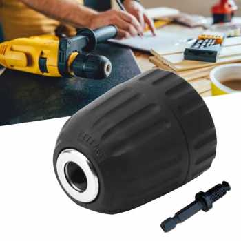 PT-CLUB Adaptor Bor Konektor Hex Drill Chuck 0.8-10mm 3/8-24UNF - PC2