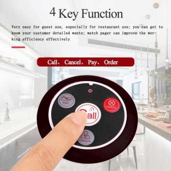 RETEKESS Waiter Calling System Transmitter Pager Bel Pelayan 1 PCS - T117