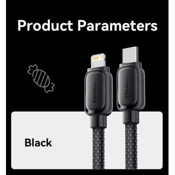 Gambar produk ESSAGER Kabel Data Type C to Lightning Fast Charging Magnetic 29W 1M - ES-X56