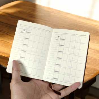 Gambar produk Buku Catatan Jurnal Notebook Leather Cover Vintage Pattern - CW-64