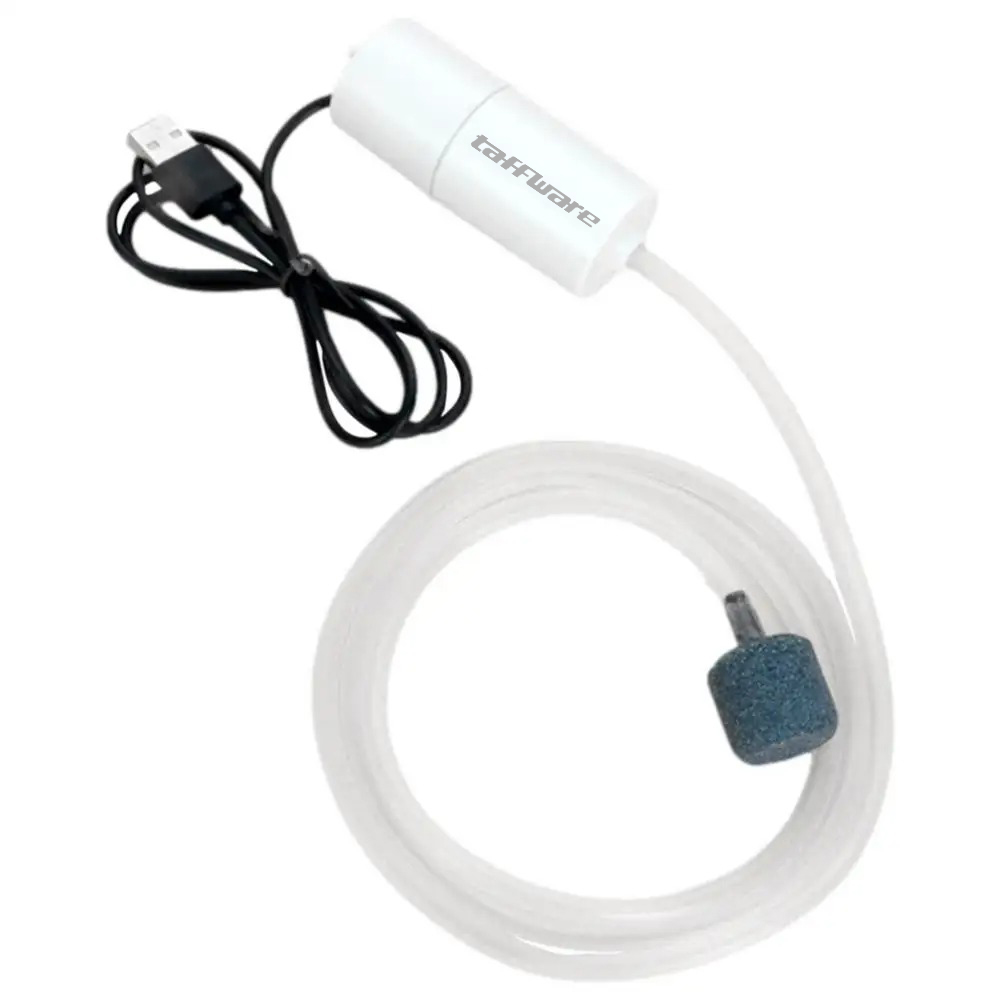 Taffware Aerator Aquarium Fish Tank Oxygenator USB 1W - AB479 Gambar produk Taffware Aerator Aquarium Fish Tank Oxygenator USB 1W - AB479