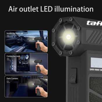 Gambar produk Taffware Air Duster Blower Vacuum Turbo Jet Fan 130000RPM 8000Pa 184W - P30