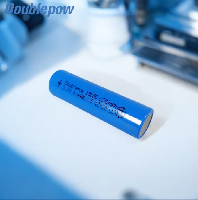 Doublepow Baterai Lithium Flat Top 18650 3.7V 1200mAh 1 PCS Gambar produk Doublepow Baterai Lithium Flat Top 18650 3.7V 1200mAh 1 PCS