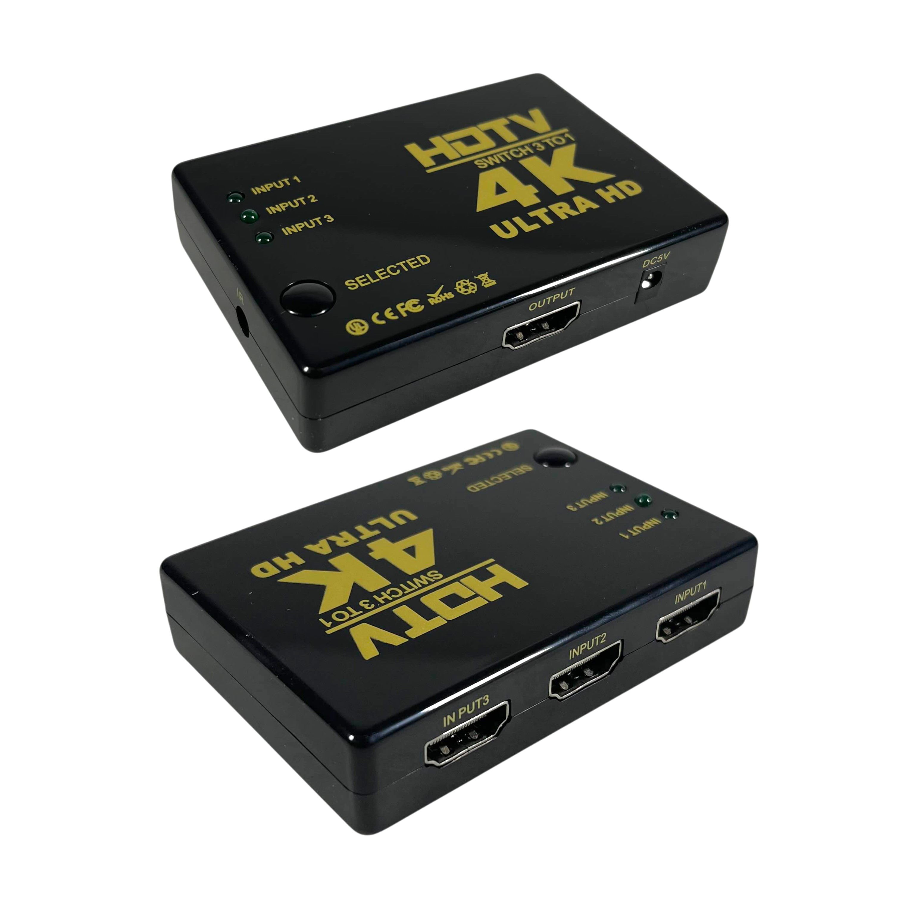 Duorem HDMI Switcher Splitter 3 Port 4K x 2K Ultra HD with Remote - SY-301 Gambar produk Duorem HDMI Switcher Splitter 3 Port 4K x 2K Ultra HD with Remote - SY-301