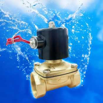 Gambar produk Geerte Solenoid Water Valve Keran Otomatis Normal Close 220V 1.5 Inch - 2W-400-40