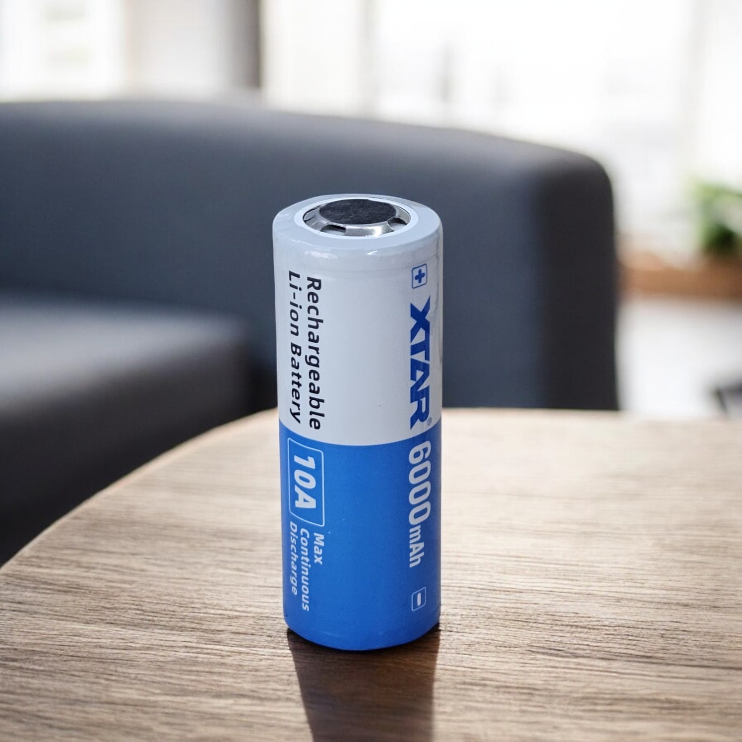 XTAR Baterai Rechargeable 26650 Li-Ion 6000mAh 3.6V 10A 1 PCS - XT-60 Gambar produk XTAR Baterai Rechargeable 26650 Li-Ion 6000mAh 3.6V 10A 1 PCS - XT-60