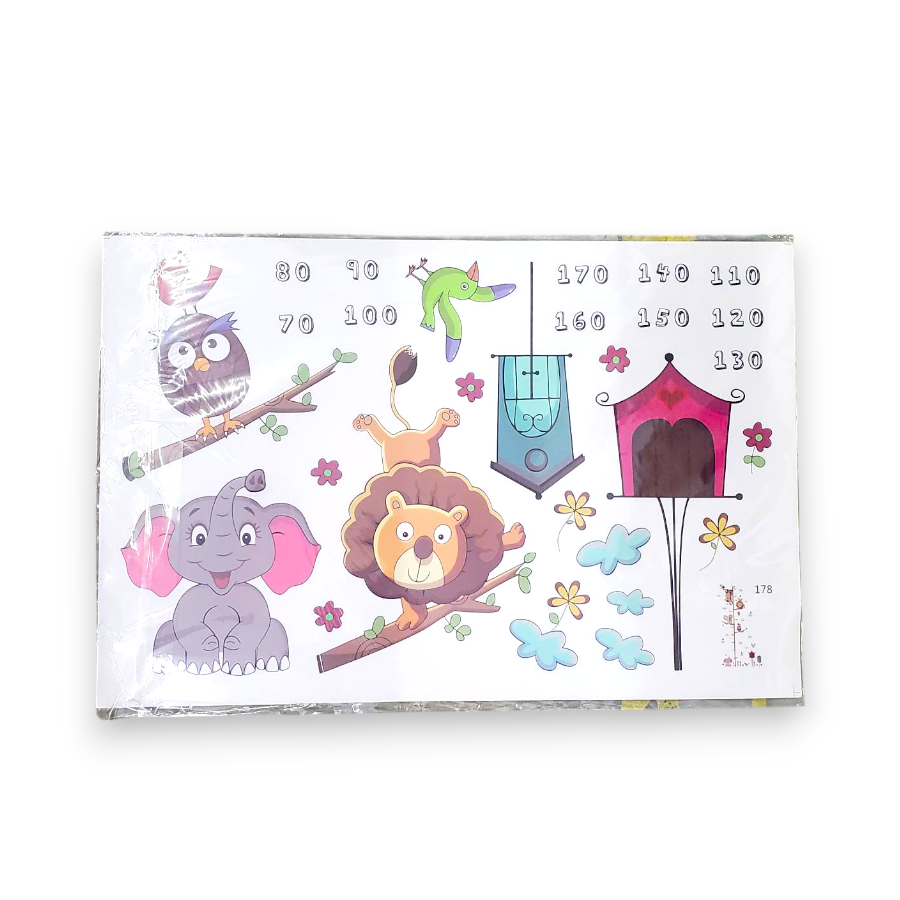Gambar produk ZOOYOO Wallpaper Stiker Dinding Pengukur Tinggi Badan Anak Room Decor - HM0178