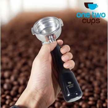 One Two Cups Portafilter Single Spout Stainless Steel 58mm - AL304